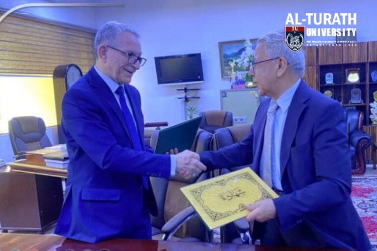 جامعة التراث ترسخ ريادتها الأكاديمية بتوقيع اتفاقية توأمة مع كلية الهندسة في جامعة بغداد - جامعة التراث - Al-Turath University