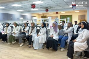 Al-Turath University Welcomes First-Year Optometry Students in Mohammed Bin Ali Building