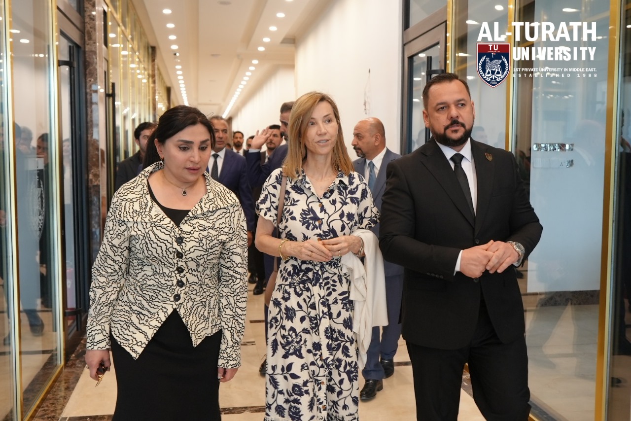 السفيرة الإسبانية تزور جامعة التراث وتشيد بمنجزاتها الأكاديمية المبهرة وتعلن نيتها تأسيس شراكات استراتيجية مع التراث - جامعة التراث - Al-Turath University