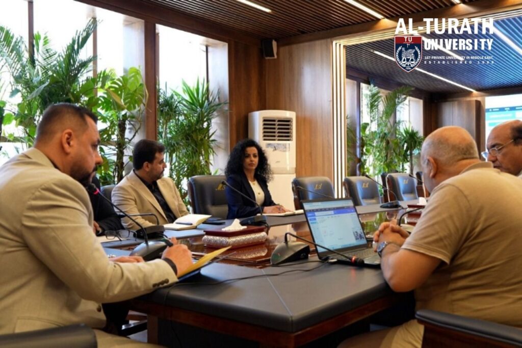 التراث ترسم المسار الأكاديمي للمستقبل الجوي, لقاء تأسيسي مع الأكاديمية الإسبانية للطيران - جامعة التراث - Al-Turath University
