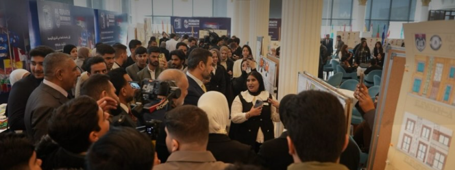 برعاية رئيس مجلس الأمناء السيد علي العكيلي, جامعة التراث وجامعة بغداد تضعان العمارة في قلب المعنى عبر ندوة (بين الكتلة والفضاء) 2 برعاية رئيس مجلس الأمناء السيد علي العكيلي, جامعة التراث وجامعة بغداد تضعان العمارة في قلب المعنى عبر ندوة (بين الكتلة والفضاء) - جامعة التراث - Al-Turath University