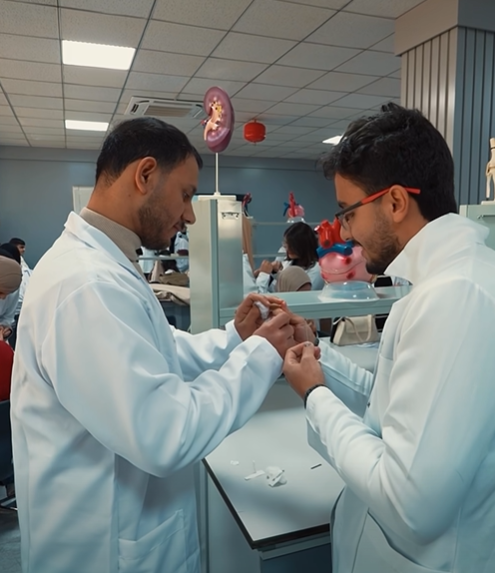 مختبر الأنسجة في جامعة التراث كبيئة تعليمية متقدمة لصناعة الكفاءات الطبية المستقبلية 4 مختبر الأنسجة في جامعة التراث كبيئة تعليمية متقدمة لصناعة الكفاءات الطبية المستقبلية