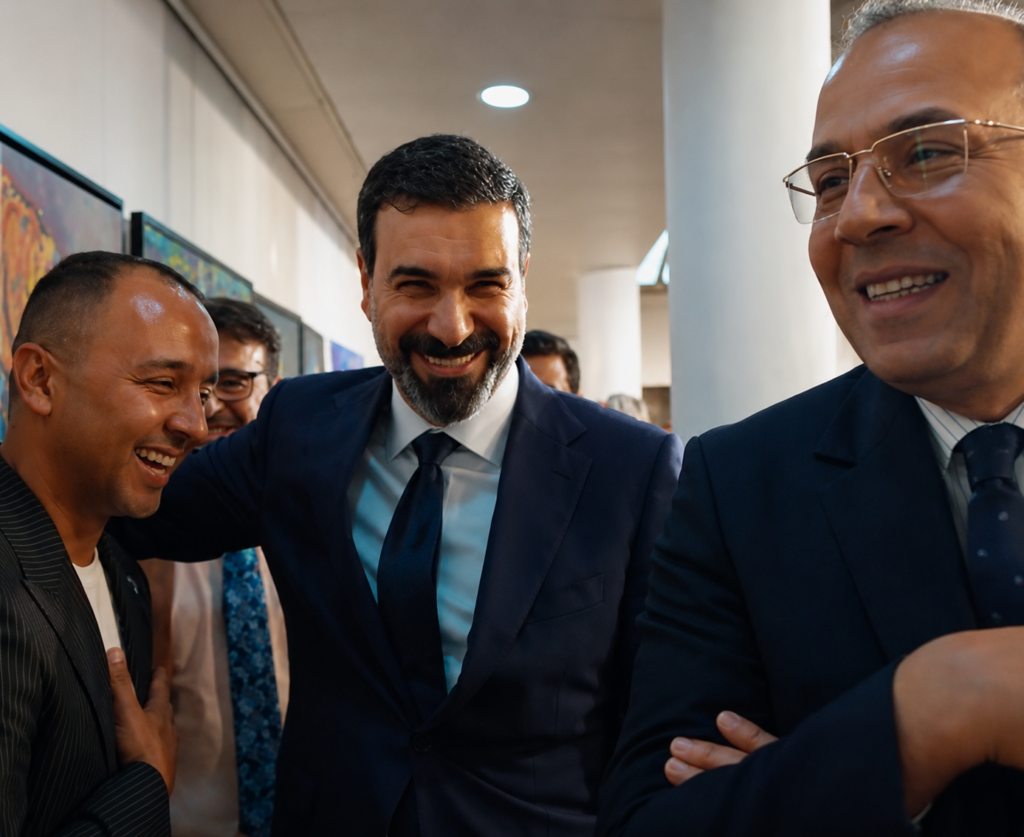 الأستاذ علي العكيلي يكتب فصلاً جديداً في دعم الثقافة العراقية باقتناء كامل أعمال المعرض السنوي للفنانين التشكيليين 2 المعرض السنوي للفنانين التشكيليين العراقيين
