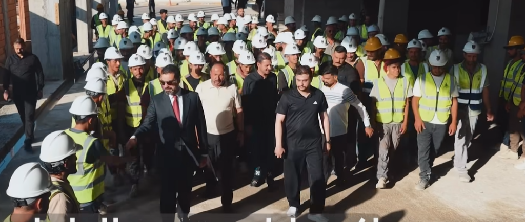علي العكيلي يتابع المراحل النهائية لأكبر بارك جامعي في العراق استعداداً لافتتاحه مطلع أيلول 4 بارك التراث الكبير - زيارة الأستاذ علي العكيلي