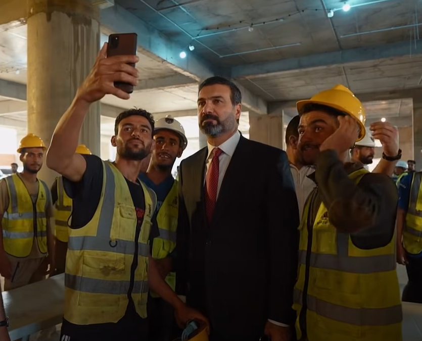 علي العكيلي يتابع المراحل النهائية لأكبر بارك جامعي في العراق استعداداً لافتتاحه مطلع أيلول 6 بارك التراث الكبير - زيارة الأستاذ علي العكيلي